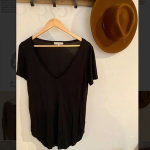 Black V-Neck
